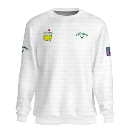 Golf Pattern Cup White Mix Green Masters Tournament Callaway Zipper Hoodie Shirt Style Classic Zipper Hoodie Shirt
