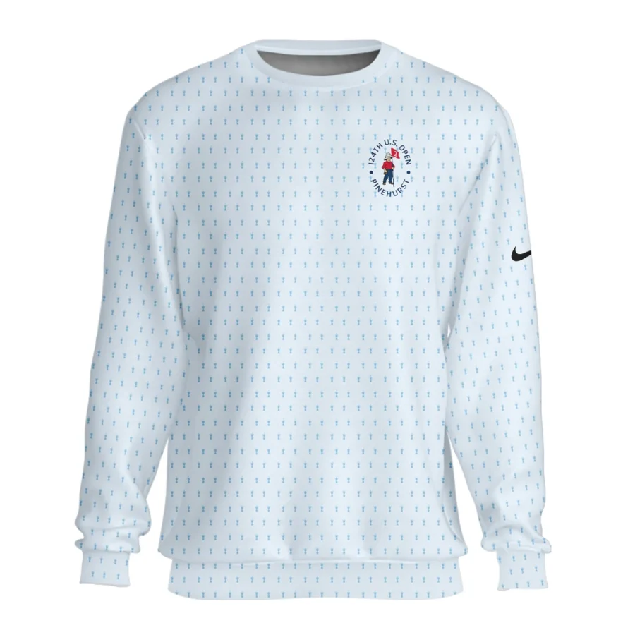 Golf Pattern Cup Light Blue Green 124th U.S. Open Pinehurst Nike Unisex Sweatshirt Style Classic Sweatshirt