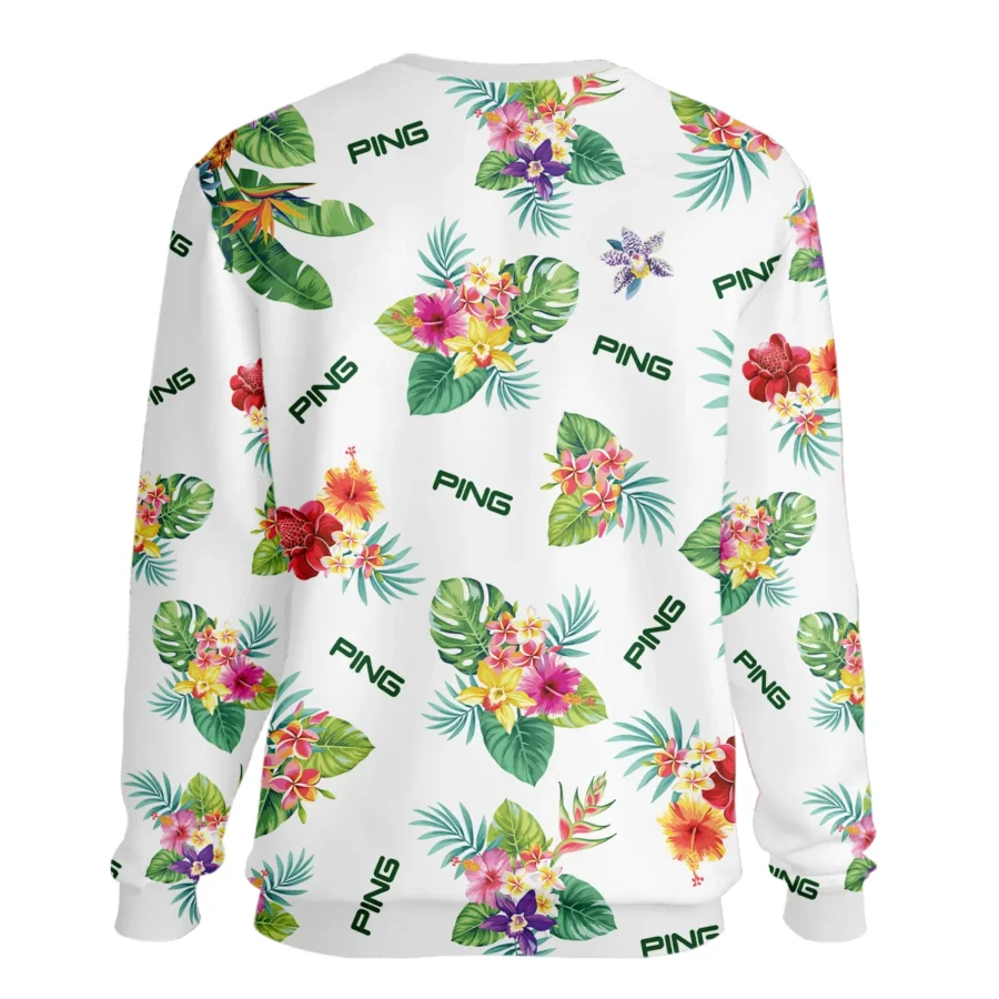 Ping Hawaiian Flower Unisex Sweatshirt Style Classic Sweatshirt