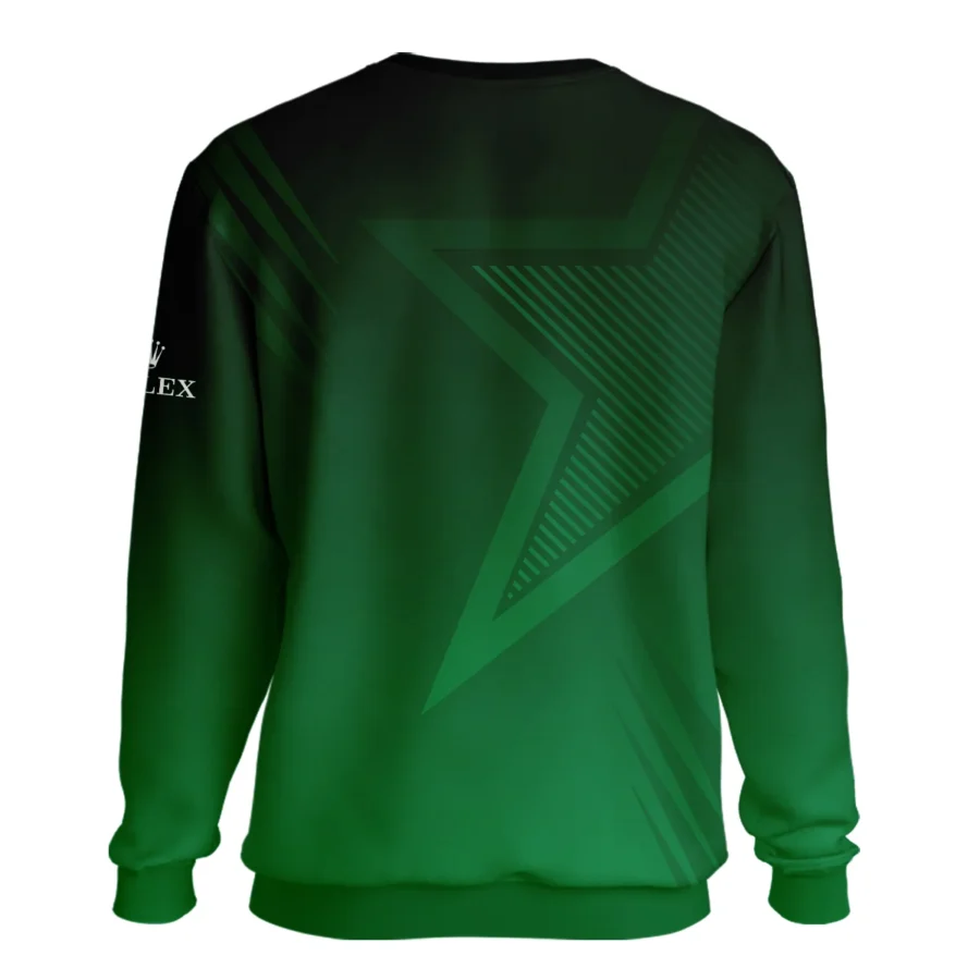 Masters Tournament Rolex Star Dark Green Pattern Unisex Sweatshirt Style Classic Sweatshirt