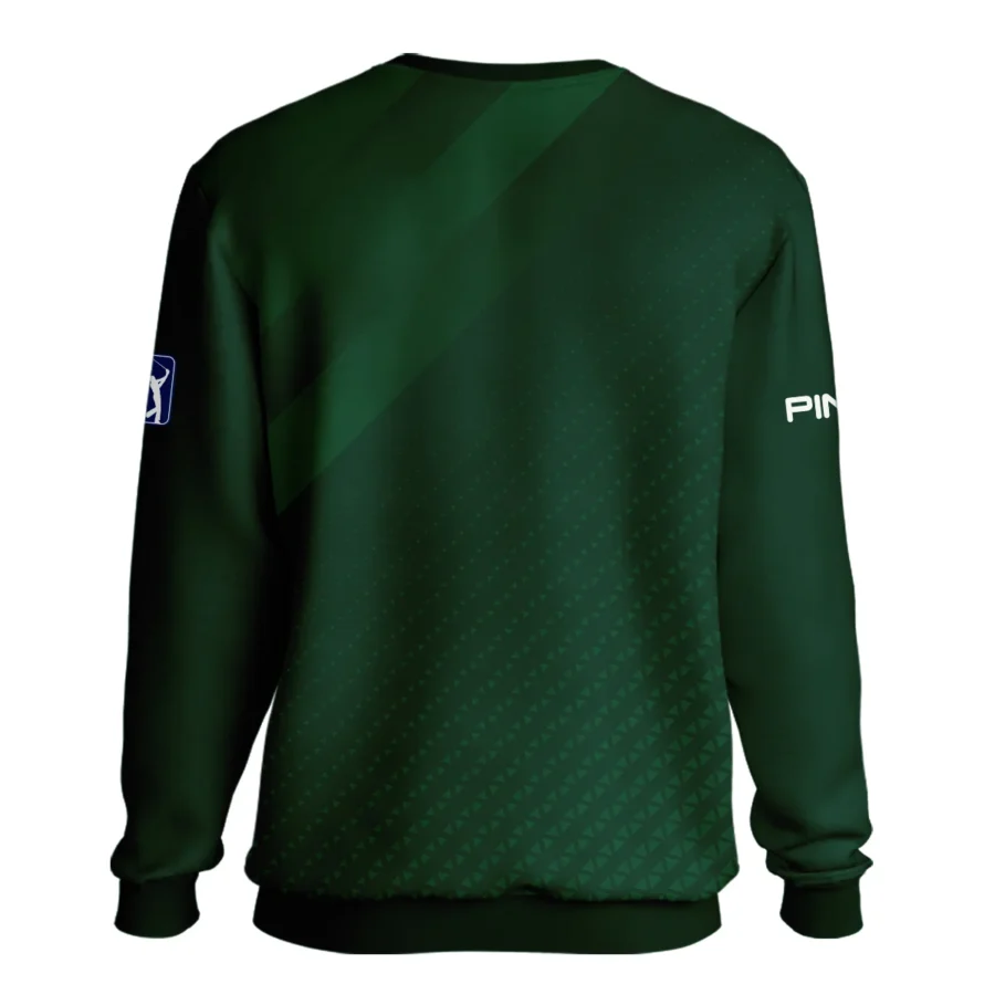 Ping Gradient Dark Green Abstract Pattern Masters Tournament Unisex Sweatshirt Style Classic Sweatshirt