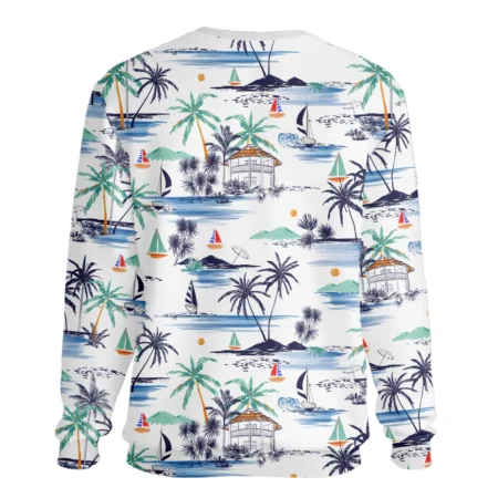 Artistic Seamless Summer Island Pattern Masters Tournament Callaway Unisex Sweatshirt Style Classic Sweatshirt