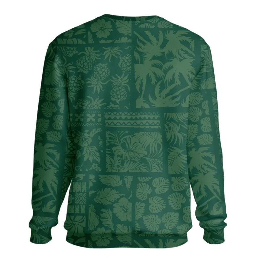 Masters Tournament Rolex Hawaiian Style Fabric Patchwork Unisex Sweatshirt Style Classic Sweatshirt