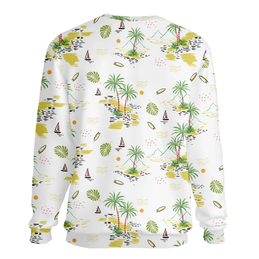 Callaway Landscape With Palm Trees Beach And Oceann Masters Tournament Unisex Sweatshirt Style Classic Sweatshirt