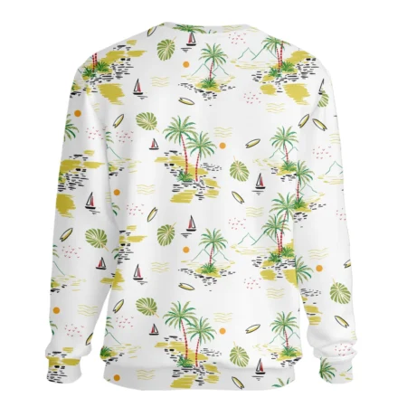 Ping Landscape With Palm Trees Beach And Oceann Masters Tournament Unisex Sweatshirt Style Classic Sweatshirt