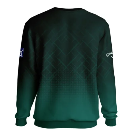 Callaway Masters Tournament Sport Jersey Pattern Dark Green Unisex Sweatshirt Style Classic Sweatshirt