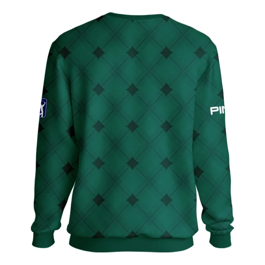 Golf Masters Tournament Green Argyle Pattern Ping Unisex Sweatshirt Style Classic Sweatshirt