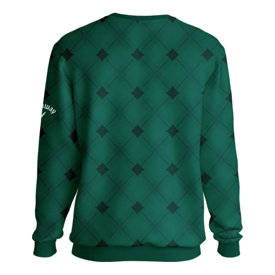 Golf Masters Tournament Green Argyle Pattern Callaway Unisex Sweatshirt Style Classic Sweatshirt