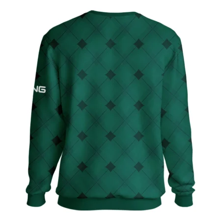 Golf Masters Tournament Green Argyle Pattern Ping Unisex Sweatshirt Style Classic Sweatshirt