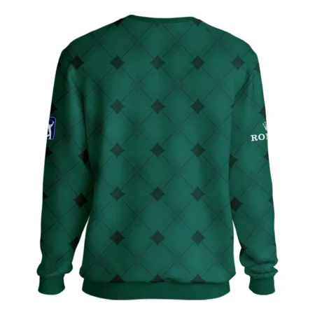 Golf Masters Tournament Green Argyle Pattern Rolex Unisex Sweatshirt Style Classic Sweatshirt