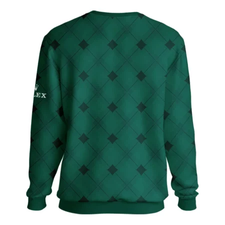 Golf Masters Tournament Green Argyle Pattern Rolex Unisex Sweatshirt Style Classic Sweatshirt