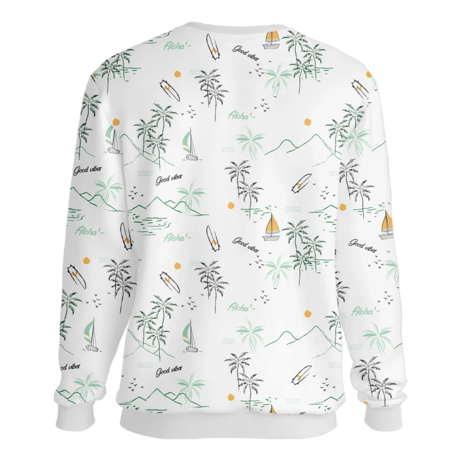 Island Seamless Pattern Golf Masters Tournament Unisex Sweatshirt Style Classic Sweatshirt