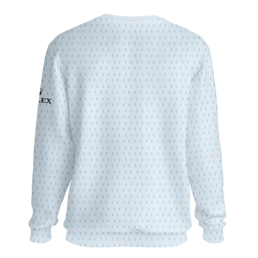 Golf Pattern Cup Light Blue Green 124th U.S. Open Pinehurst Rolex Unisex Sweatshirt Style Classic Sweatshirt