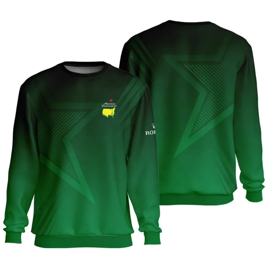 Masters Tournament Rolex Star Dark Green Pattern Unisex Sweatshirt Style Classic Sweatshirt