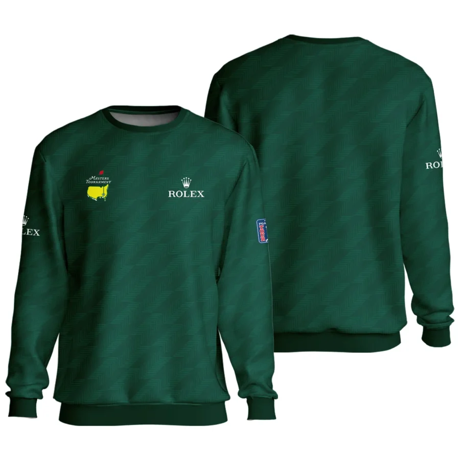 Masters Tournament Rolex Star Dark Green Pattern Unisex Sweatshirt Style Classic Sweatshirt