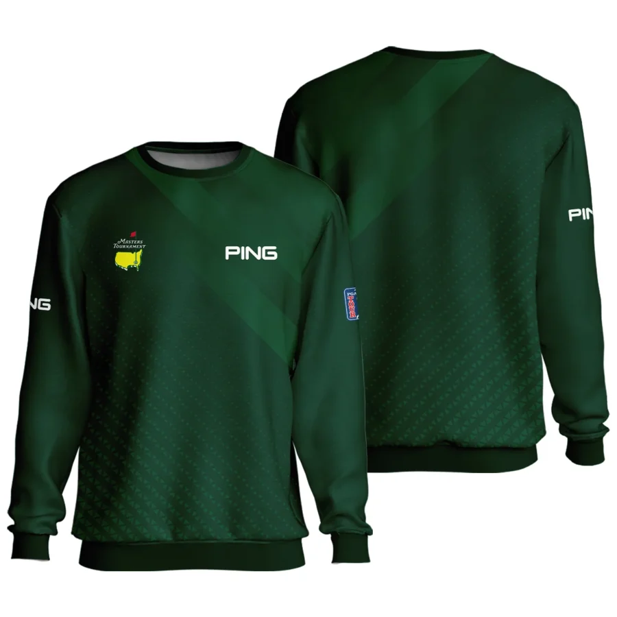 Ping Gradient Dark Green Abstract Pattern Masters Tournament Unisex Sweatshirt Style Classic Sweatshirt