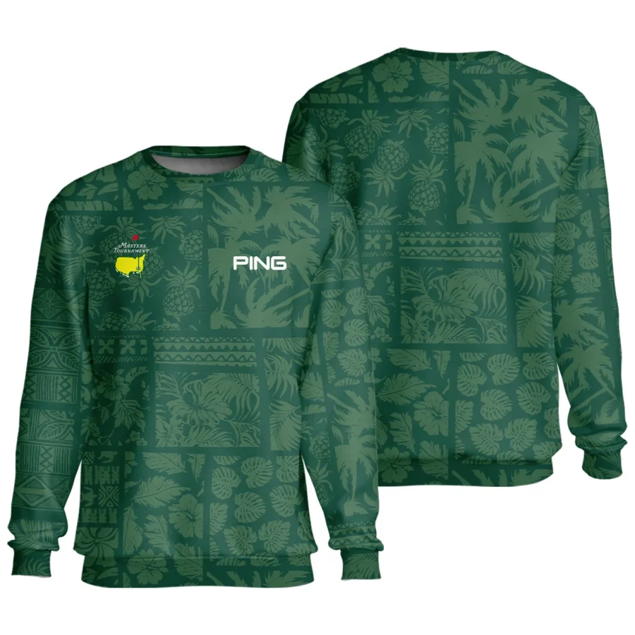 Masters Tournament Ping Hawaiian Style Fabric Patchwork Unisex Sweatshirt Style Classic Sweatshirt