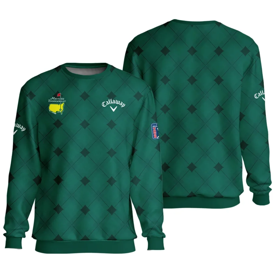 Golf Masters Tournament Green Argyle Pattern Callaway Unisex Sweatshirt Style Classic Sweatshirt