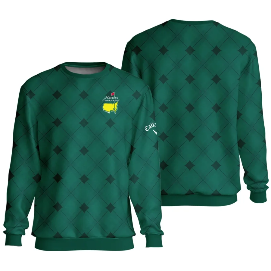 Golf Masters Tournament Green Argyle Pattern Callaway Unisex Sweatshirt Style Classic Sweatshirt