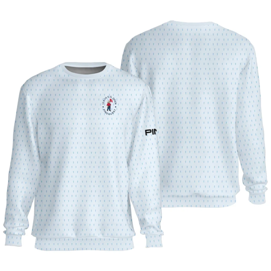 Golf Pattern Cup Light Blue Green 124th U.S. Open Pinehurst Ping Unisex Sweatshirt Style Classic Sweatshirt