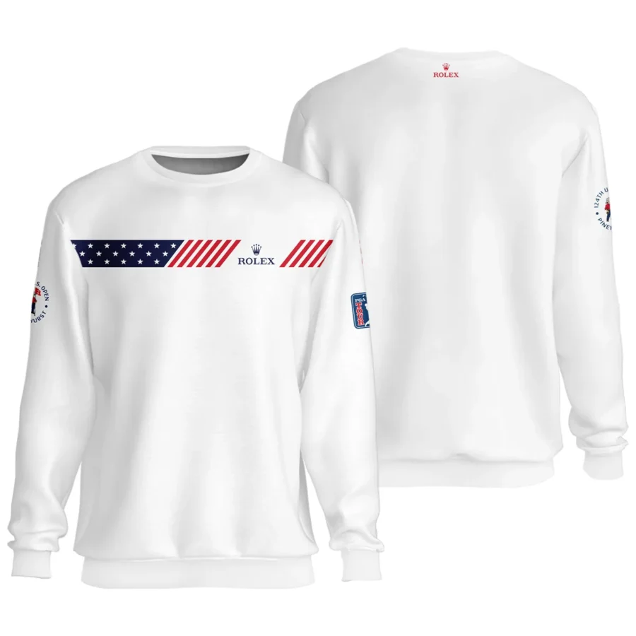 Golf Sport Flag American 124th U.S. Open Pinehurst Rolex Unisex Sweatshirt Style Classic Sweatshirt