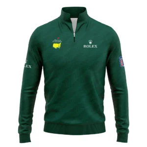 Masters Tournament Rolex Star Dark Green Pattern Zipper Hoodie Shirt Style Classic Zipper Hoodie Shirt