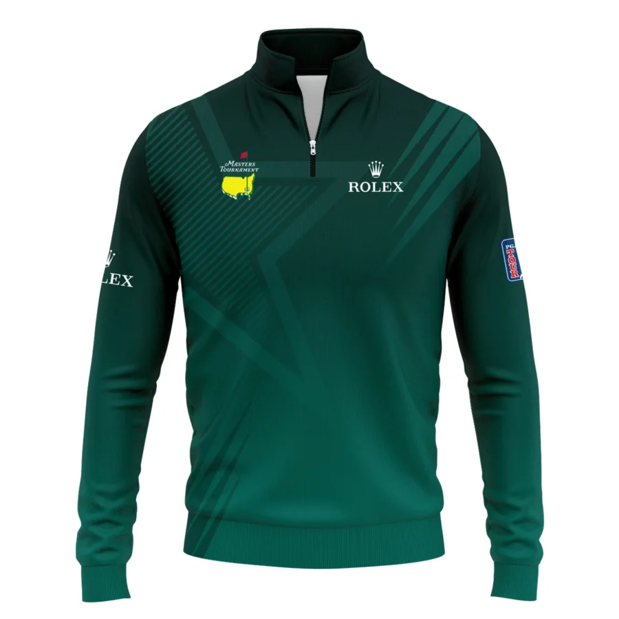 Sports Ping Masters Tournament Bomber Jacket Star Pattern Dark Green Gradient Golf Quarter-Zip Jacket Style Classic Quarter-Zip Jacket