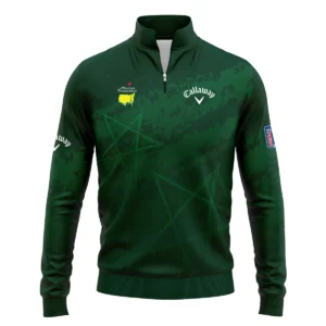 Stars Gradient Dark Green Grunge Pattern Masters Tournament Callaway Zipper Hoodie Shirt Style Classic Zipper Hoodie Shirt