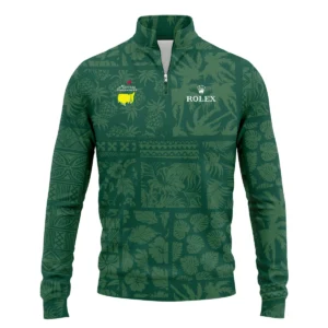 Masters Tournament Rolex Hawaiian Style Fabric Patchwork Zipper Hoodie Shirt Style Classic Zipper Hoodie Shirt