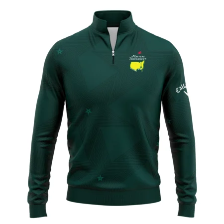 Stars Dark Green Golf Masters Tournament Callaway Quarter-Zip Jacket Style Classic Quarter-Zip Jacket