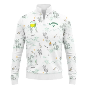 Island Seamless Pattern Golf Masters Tournament Callaway Zipper Hoodie Shirt Style Classic Zipper Hoodie Shirt