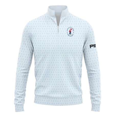 Golf Pattern Cup Light Blue Green 124th U.S. Open Pinehurst Ping Quarter-Zip Jacket Style Classic Quarter-Zip Jacket