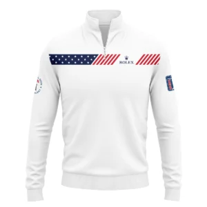 Golf Sport Flag American 124th U.S. Open Pinehurst Rolex Zipper Hoodie Shirt Style Classic Zipper Hoodie Shirt