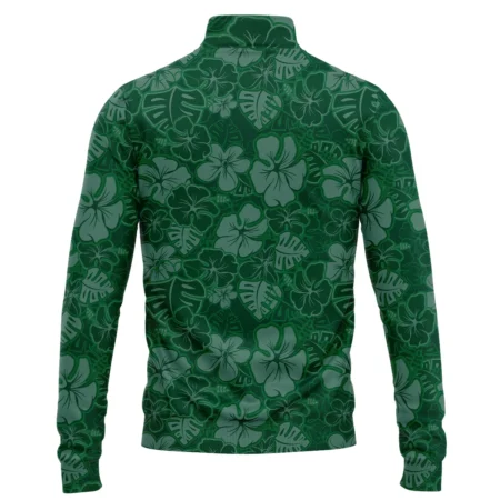 Masters Tournament Callaway Tileable Seamless Hawaiian Pattern Quarter-Zip Jacket Style Classic Quarter-Zip Jacket