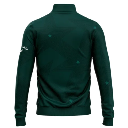 Stars Dark Green Golf Masters Tournament Callaway Quarter-Zip Jacket Style Classic Quarter-Zip Jacket