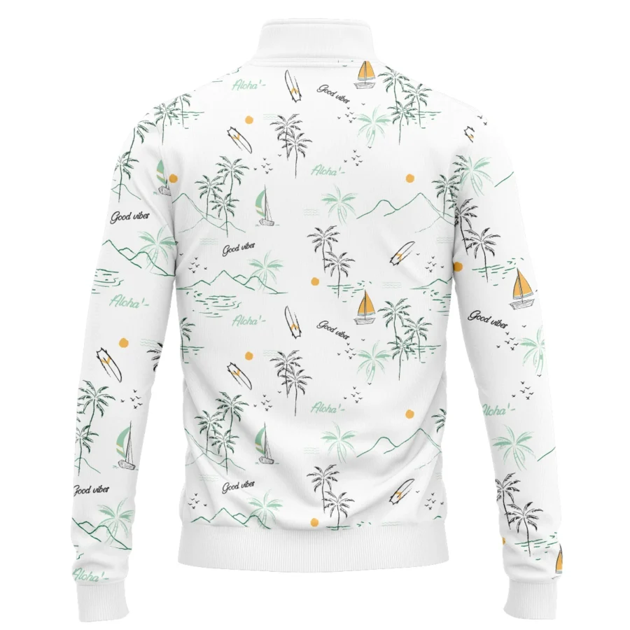 Island Seamless Pattern Golf Masters Tournament Ping Quarter-Zip Jacket Style Classic Quarter-Zip Jacket