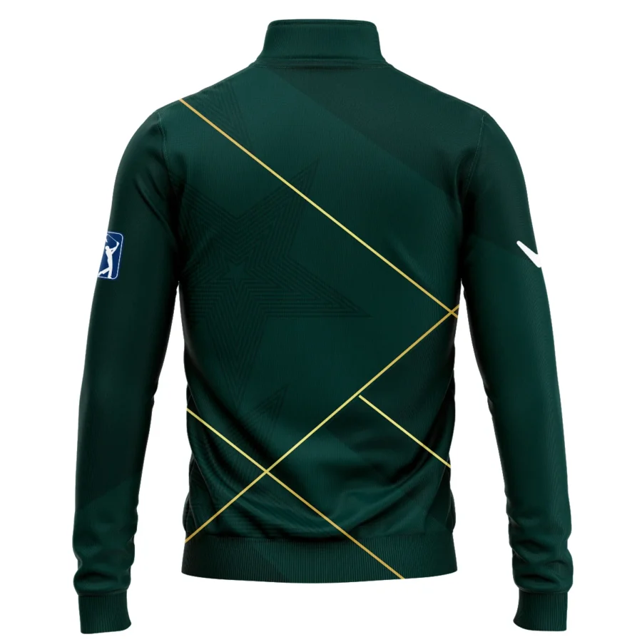 Golf Sport Dark Green Green Masters Tournament Callaway Quarter-Zip Jacket Style Classic Quarter-Zip Jacket