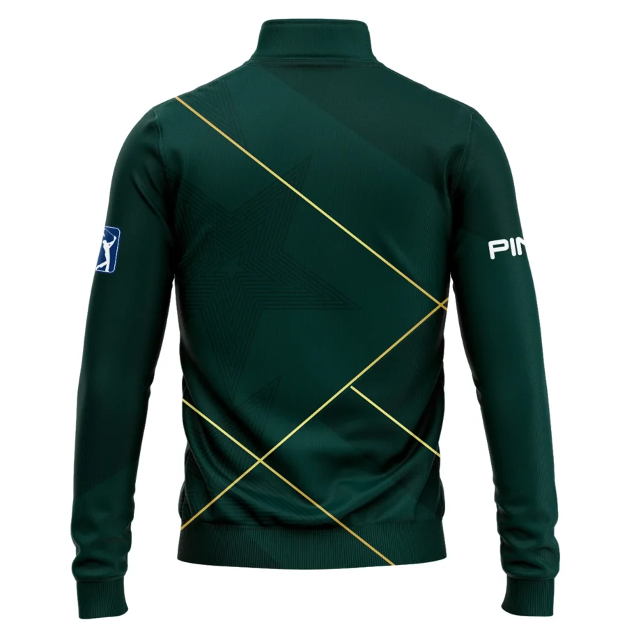 Golf Sport Dark Green Green Masters Tournament Ping Quarter-Zip Jacket Style Classic Quarter-Zip Jacket