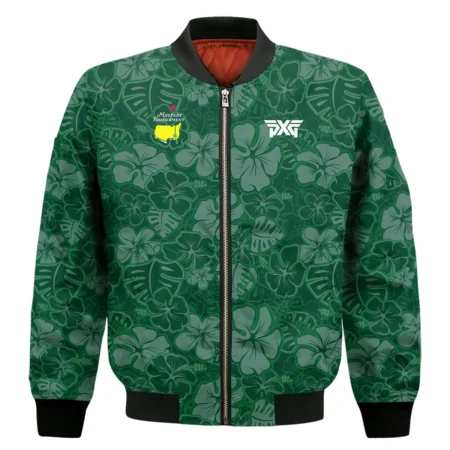 Masters Tournament Parsons Xtreme Golf Tileable Seamless Hawaiian Pattern Bomber Jacket Style Classic Bomber Jacket