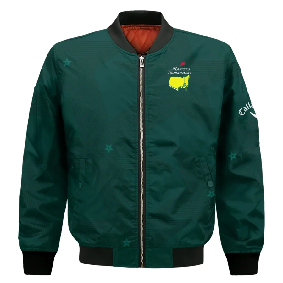 Stars Dark Green Golf Masters Tournament Callaway Bomber Jacket Style Classic Bomber Jacket