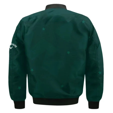 Stars Dark Green Golf Masters Tournament Callaway Bomber Jacket Style Classic Bomber Jacket