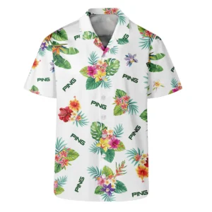 Ping Hawaiian Flower Bomber Jacket Style Classic Bomber Jacket