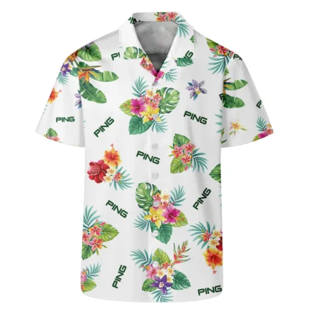 Ping Hawaiian Flower Hawaiian Shirt Style Classic Oversized Hawaiian Shirt