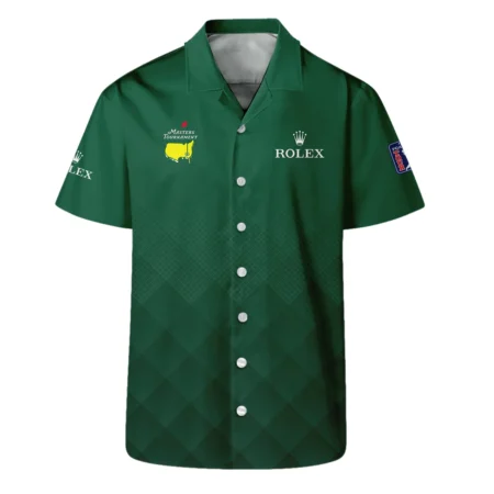 Masters Tournament Rolex Gradient Dark Green Pattern Hawaiian Shirt Style Classic Oversized Hawaiian Shirt