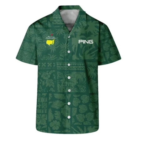 Masters Tournament Ping Hawaiian Style Fabric Patchwork Hawaiian Shirt Style Classic Oversized Hawaiian Shirt