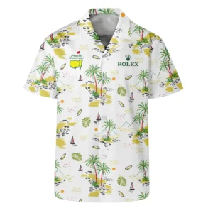 Rolex Landscape With Palm Trees Beach And Oceann Masters Tournament Bomber Jacket Style Classic Bomber Jacket