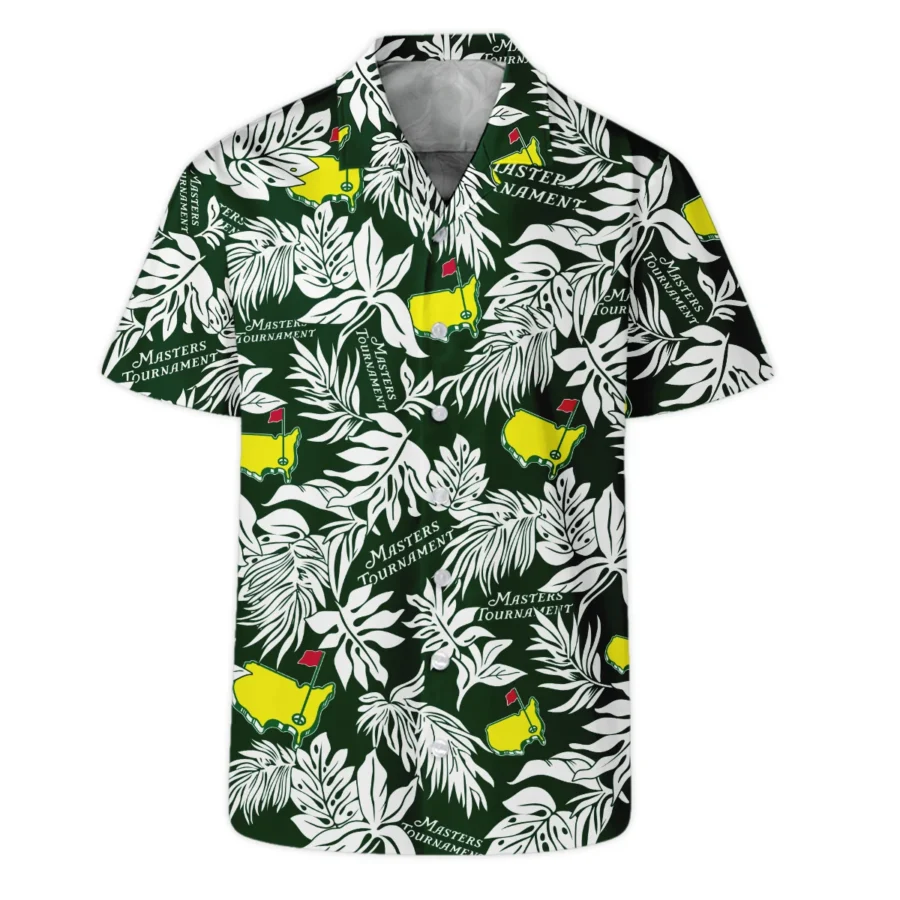 Hawaiian Tropical Leaves Pattern Golf Masters Tournament Hawaiian Shirt Style Classic Oversized Hawaiian Shirt