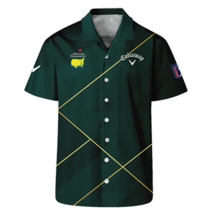 Golf Sport Dark Green Green Masters Tournament Callaway Hawaiian Shirt Style Classic Oversized Hawaiian Shirt