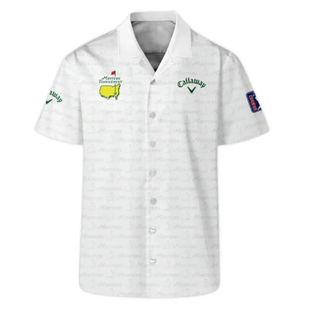 Golf Pattern Cup White Mix Green Masters Tournament Callaway Vneck Polo Shirt Style Classic Polo Shirt For Men