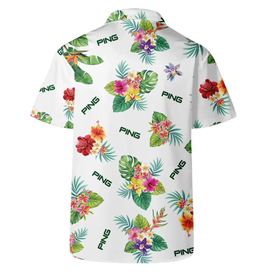 Ping Hawaiian Flower Hawaiian Shirt Style Classic Oversized Hawaiian Shirt